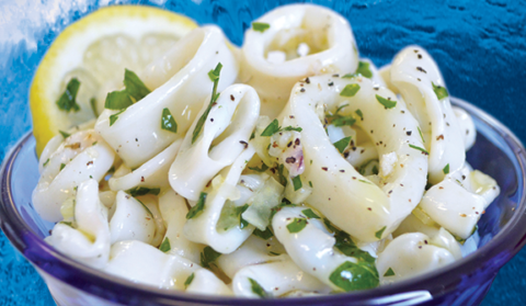 RECIPE Neapolitan Squid Salad - Stavis Seafoods